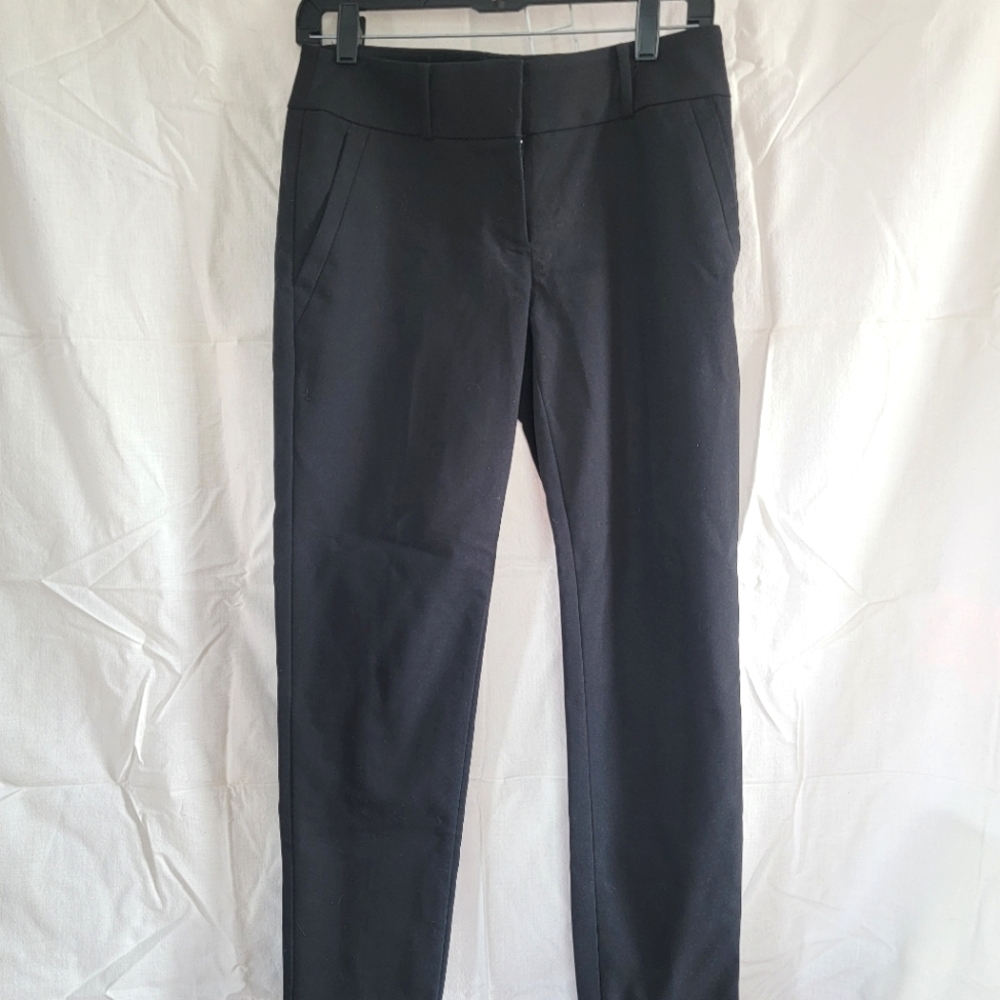 Loft Cropped Dress Pants, Black
